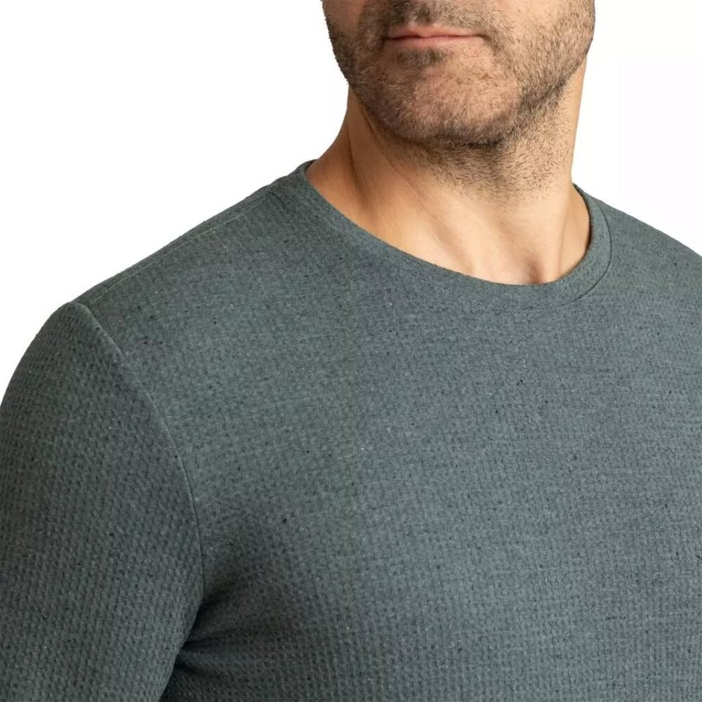 Men's Long Sleeve Crewneck Shirt, English Laundry , green